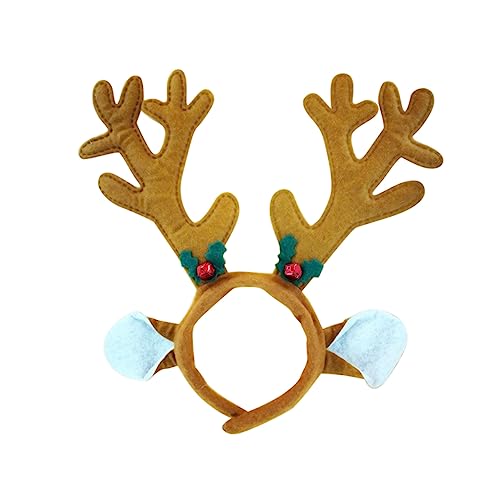 Healvian Tiere Ohr Weihnachten Haar Band Rentier Geweih Stirnband für Jungen und Mädchen Weihnachten Decor von Healvian