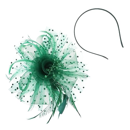 Healvian Tea Party Fascinator Haaraccessoire Für Damen Hochzeitskopfbedeckung Leichtes Headdress Für Besondere Anlässe Für Hochzeiten Und Teepartys von Healvian