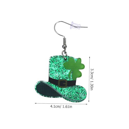 Healvian Grüne Shamrock Ohrringe für Damen Langlebiges Hautfreundliches Material Modisches Patrick's Day Accessoire Vielseitig für Partys Geburtstage Festliche Anlässe Geeignet Healvian Grüne Shamrock Ohrringe für Damen Langlebiges Hautfreundliches Material Modisches Patrick's Day Accessoire Vielseitig für Partys Geburtstage Festliche Anlässe Geeignet von Healvian