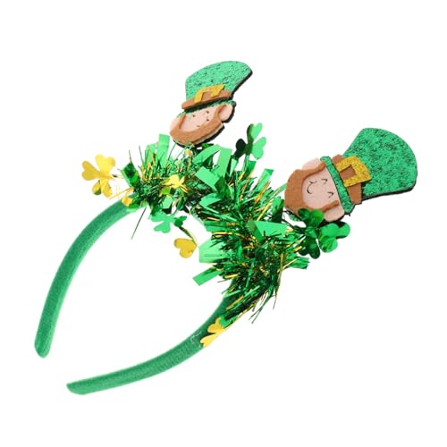 Healvian Patrick's Day Haarreif Für Und Mädchen Grüner Kopfschmuck Mit Bunten Für Irische Partys Und Feiertagsfeiern Stylisches Accessoire Für Outfit von Healvian
