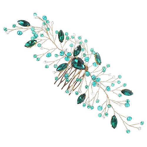 Healvian Braut Haarkamm Mit Wasserstein Für Hochzeit Elegante Haaraccessoires Für Bräute Handgefertigter Strass-haarschmuck Für Besondere Anlässe Leicht Und Rutschfest von Healvian