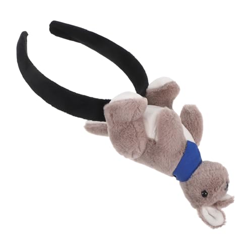 Healvian Haarband Zoo Känguroo Haar Reifen ausgestopfte Haarzubehör Zoo Tier Kopfbedeckung Süße -Haarbänder Animal Doll Hair Reifen Plüsch Grau Healvian Haarband Zoo Känguroo Haar Reifen ausgestopfte Haarzubehör Zoo Tier Kopfbedeckung Süße -Haarbänder Animal Doll Hair Reifen Plüsch Grau von Healvian