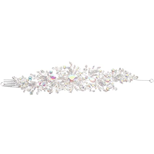 Healvian Braut Haarkamm Mit Strasssteinen Elegantes Haaraccessoire Für Hochzeiten Und Besondere Anlässe Modische Haarspange Für Mädchen Für Brautfrisuren Und Partys von Healvian