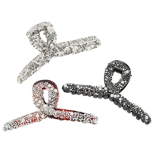 Healvian Clip Damen Schnalle Funkelnde Haarspange Haarspangen Set Für Party Bankett Modeaccessoires von Healvian