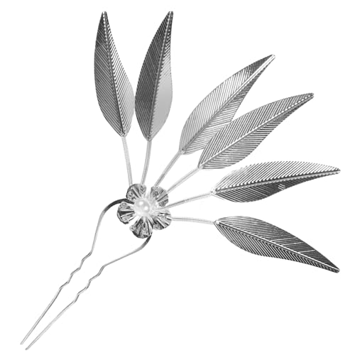 Healvian Vintage Blatt Haarnadel Für Frauen Metall Haarnadel Dekorative Ethnische Haaraccessoires Kopfbedeckung Für Mädchen von Healvian