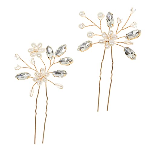 Healvian Haarnadel Für Hochzeit Brautschmuck Haarnadel-set Kc 2 Stück Dekoration Für Hochzeitsfeier von Healvian