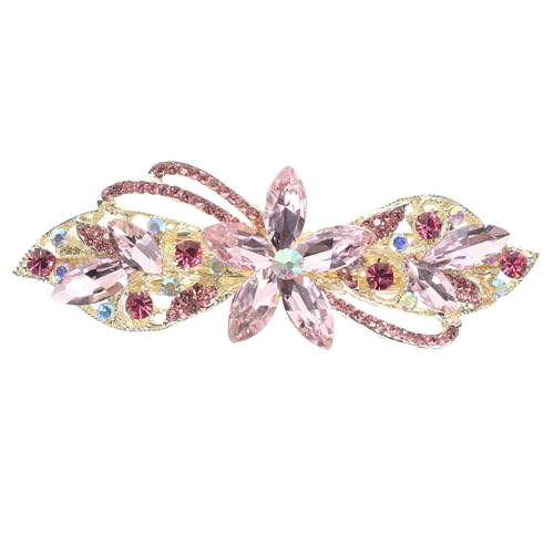 Healvian Schmuck-haarspange Mit Rhinestones Für Damen Elegante Friseur-haarklammer Für Hochzeiten Partys Und Alltag Robuster Federclip Mit Blumen-design Healvian Schmuck-haarspange Mit Rhinestones Für Damen Elegante Friseur-haarklammer Für Hochzeiten Partys Und Alltag Robuster Federclip Mit Blumen-design von Healvian