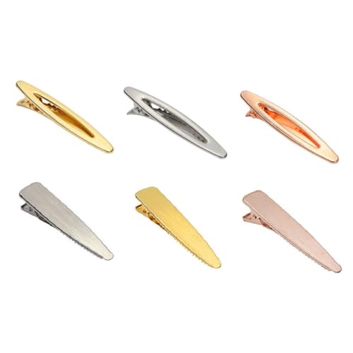 Healvian 6stücke Duckbill Haarklammern Für Damen Seitliche Haarspangen Und Roségold Rutschfeste Barrettes Für Alltag Reisen Und Partys von Healvian