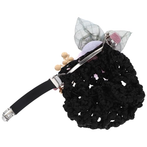 Healvian 1stücke Blumen-haar-dutt-netz Für Frauen Und Mädchen Haarnetz Mit Floralem Design Haarschmuck Für Tänzerinnen Krankenschwestern Netz von Healvian