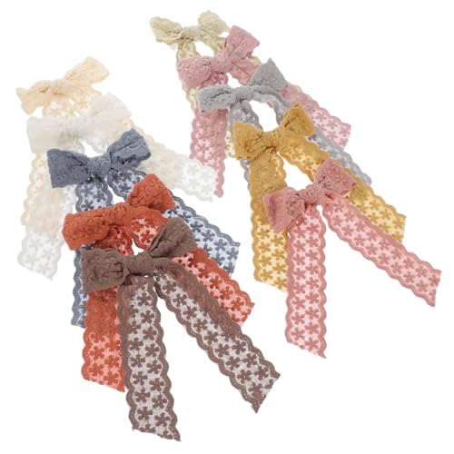 Healvian Haarschleifenclip Für Mädchen 10 Stück Haarspangen Für Frauen Schleifendesign Süße Haarschleifen Für Mädchen Vintage-haar-accessoires von Healvian