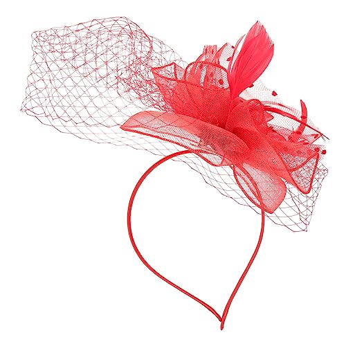 Healvian Haarschmuck Damen Eleganter Fascinator mit Netzhemd für Hochzeiten Besondere Anlässe Leicht Design für Einen Charmanten Look Geschenkidee für Frauen von Healvian