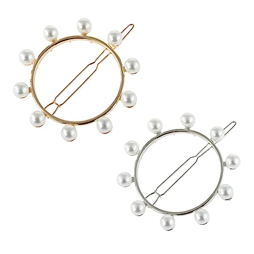 Healvian Haarschmuck Für Damen 2 Stück Runde Haarspangen Mit Hohleinlage Aus Legierung Für Partys Und Den Täglichen Gebrauch Healvian Haarschmuck Für Damen 2 Stück Runde Haarspangen Mit Hohleinlage Aus Legierung Für Partys Und Den Täglichen Gebrauch von Healvian