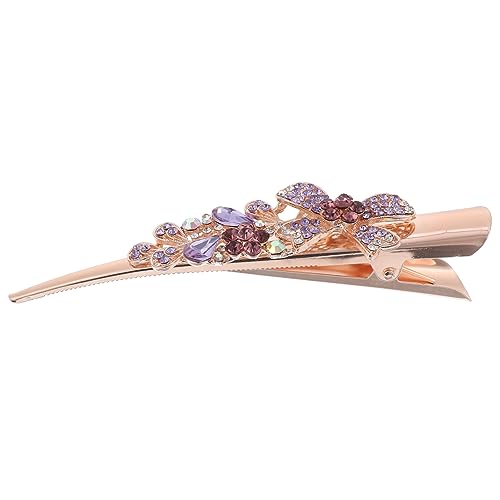 Healvian Einzigartige Haarspange Mit Schleifen-design Goldene Strass-haarspange Für Frauen Und Mädchen Modisches Haar-accessoire von Healvian