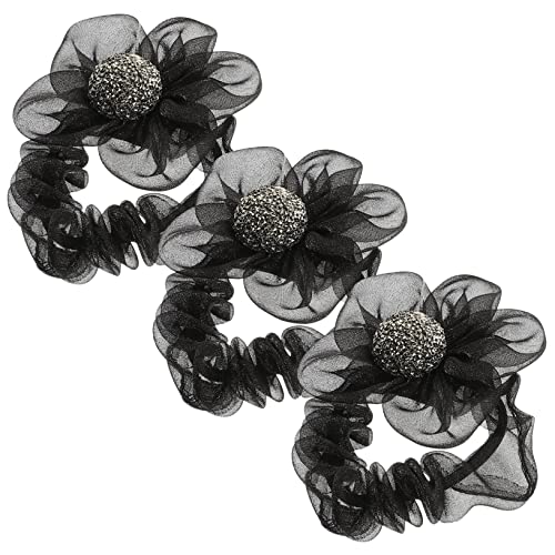 Healvian 3stücke Blumen Haarschmuck Mesh Haarband Ringe Einfache Haar Seile Frauen Kopfschmuck Für Mädchen Partys Geburtstage Fotoshootings von Healvian