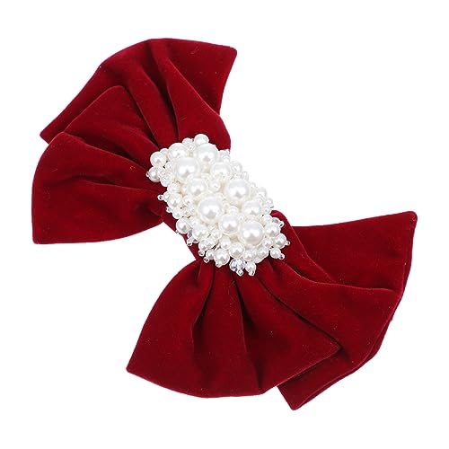 Healvian Haarspange Im Nationalen Stil Mit Roter Schleife Modische Haarspange Mit Krokodilklemme Für Frauen Exquisite Handwerkskunst Haar-accessoire Healvian Haarspange Im Nationalen Stil Mit Roter Schleife Modische Haarspange Mit Krokodilklemme Für Frauen Exquisite Handwerkskunst Haar-accessoire von Healvian