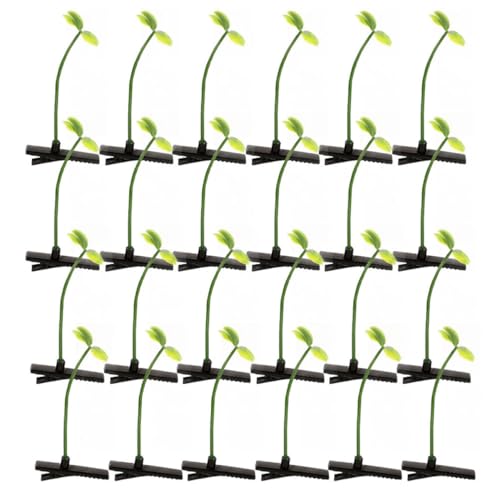 Healvian Haarspange Mit Vierblättrigem Pflanzendesign 50 Stück Haarnadeln Stabile Kunststoffklammern Haarschmuck Für Mädchen Für Partys Und Den Alltag von Healvian