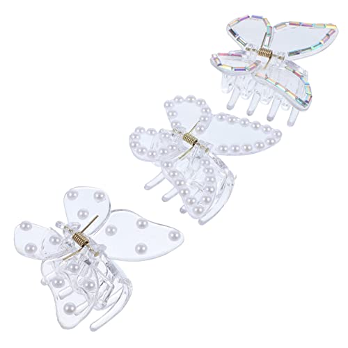 Healvian Elegante Schmetterlings-haarnadel 3-teilig Verzierte Haarspangen Damen-haarklammer Für Dünnes Oder Dickes Haar von Healvian