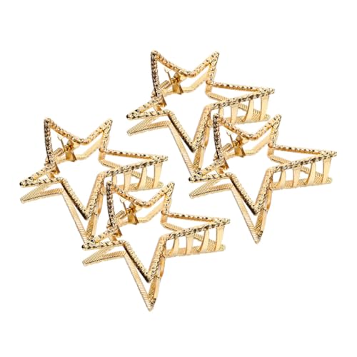 Healvian Haarspangen in Sternform Metall-haarspangen Dekorative Haar-accessoires Für Mädchen Und Frauen 4 Stück von Healvian