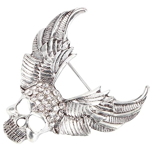 Healvian Halloween Brosche Retro Stil Skelett Anstecknadel Kreative Kleidung Dekoration für Party Karneval und Alltag Vielseitige Schmuck Brosche für Jacke Tasche Hut Unisex Zubehör von Healvian