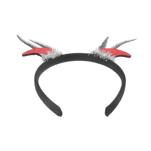 Healvian Halloween Cosplay Haarreif Mit Horn Wiederverwendbare Party-dekoration Für Kostüme Geeignet Für Halloween Und Thematische Feiern von Healvian