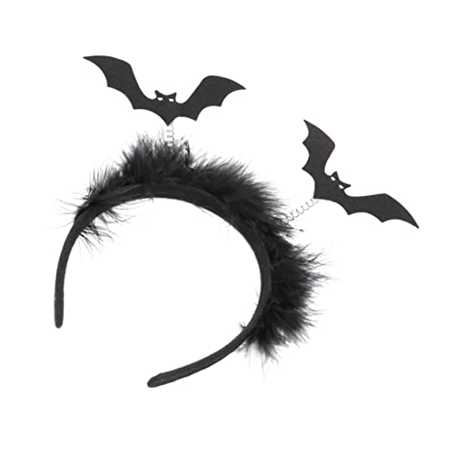 Healvian Halloween Fledermaus Haarreif Leichtes Partyaccessoire Stilvoller Kopfschmuck für Damen für Halloween Kostüm und Cosplay Feiern von Healvian