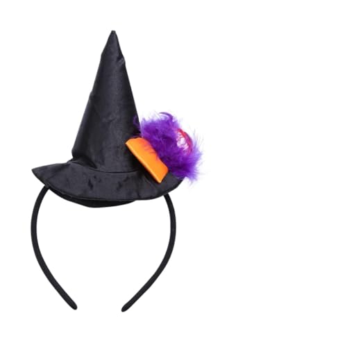 Healvian Halloween Haarschmuck Hexenhut Haarreif Mit Augen Für Erwachsene Gruselige Kopfbedeckung Für Halloween Und Kostümpartys Bequeme Und Vielseitige Haarschleife von Healvian