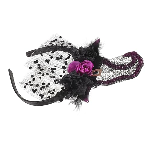 Healvian Halloween Haarreif für Erwachsene mit Hexenhut Leichter Karneval Haarreif Cosplay Haarschmuck Einfach zu Tragen Modisches Halloween Kostüm Zubehör Healvian Halloween Haarreif für Erwachsene mit Hexenhut Leichter Karneval Haarreif Cosplay Haarschmuck Einfach zu Tragen Modisches Halloween Kostüm Zubehör von Healvian