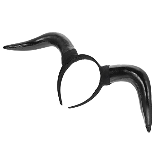Healvian Halloween Horn Haarreif Teufelshörner Kopfschmuck für Cosplay Partys und Fotoshootings und Einfach zu Tragen für Erwachsene von Healvian