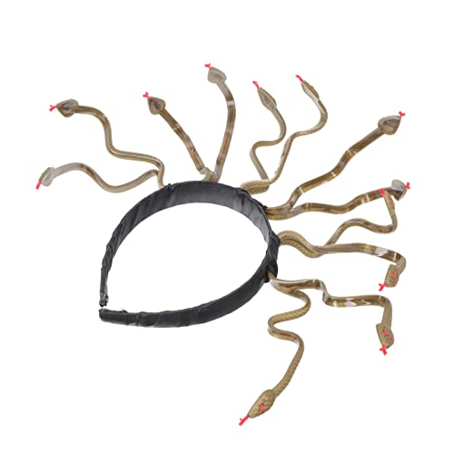 Healvian Halloween Schlangen Stirnband Kostümzubehör für Damen und Herren für Halloween Karneval und Partys Angenehm zu Tragen Vielseitig Einsetzbar von Healvian