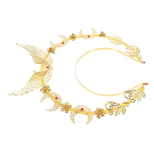 Healvian Kostüm Haarschmuck Für Festivals Verstellbares Haarband Mit Engeln Perfektes Foto-requisit Für Partys Und Feiern Elegantes Dekoratives Stirnband von Healvian