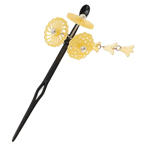 Healvian Handgefertigte Chinesische Haarstäbchen mit Quaste Leichter Retro Haarschmuck für Damen Langlebiger Haarstab für Mittleres Langes Haar Elegant und Hautschonend für Alltag und von Healvian