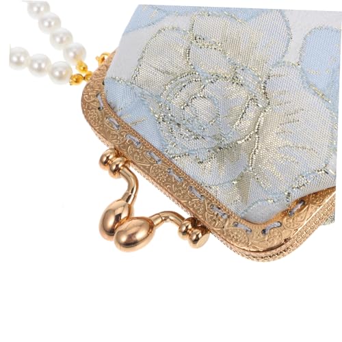 Healvian Handgefertigte Clutch aus Traditionellem Chinesischem Stoff Kompakt und Leicht Stilvolle Handtasche mit Sicherem Münzfach Vielseitig für Party Hochzeit und Reisen Damen von Healvian