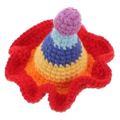 Healvian Handgefertigter Häkel Haarclip in Regenbogen Hut Form Weicher Langlebiger Wollhaarschmuck für Party Accessoire Einzigartiger Haarschmuck mit Stabilem Design Healvian Handgefertigter Häkel Haarclip in Regenbogen Hut Form Weicher Langlebiger Wollhaarschmuck für Party Accessoire Einzigartiger Haarschmuck mit Stabilem Design von Healvian