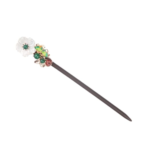 Healvian Haarnadeln Floraler Haarstäbchen Haarknotenhalter Orientalische Haarspange Retro Haarstab Haarnadel Kopfschmuck von Healvian