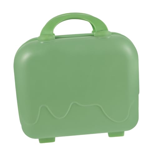 Healvian Hartschalen-Kosmetikkoffer Tragbarer Reise-Organizer Für Frauen Und Mädchen Mit Gummiband Abs Und Polyester-Material Mehrere Fächer Schützender Aufbau Praktische Aufbewahrung von Healvian