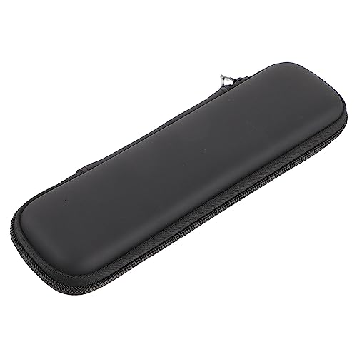 Healvian Hartschalen Zahnbürstenbox Klein Schwarz Stoßfestes Reiseetui für Elektrische Zahnbürste mit Netzfach Kompakter Zahnbürstenhalter als Toilettenartikel Organizer für Unterwegs von Healvian