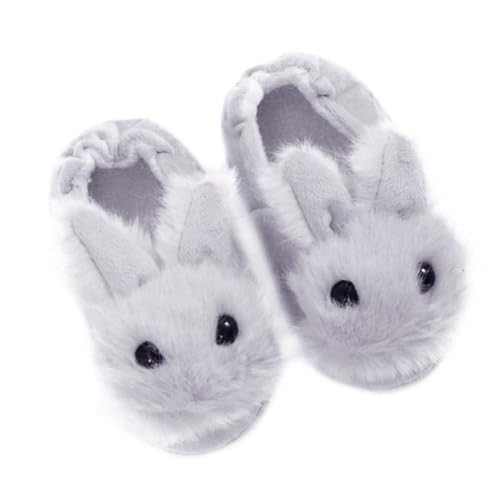 Healvian Hausschuhe Winter Kuschelige Kaninchen Pantoffeln Nonslip Rutschfeste Plüschslipper Warm für Herbst und Winter von Healvian