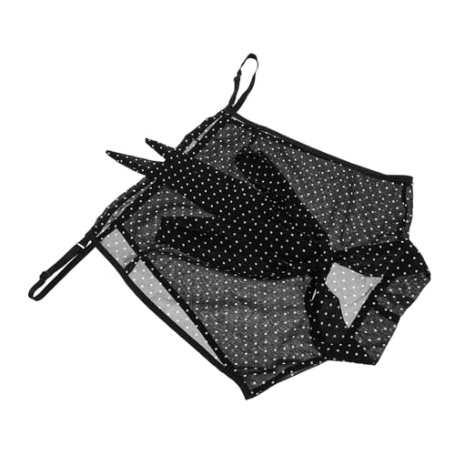 Healvian Abnehmbarer Spitzenkragen für Damen Falscher Kragen Blusenkragen Schwarzer Dickey und Modisch für Herbst und Winter von Healvian