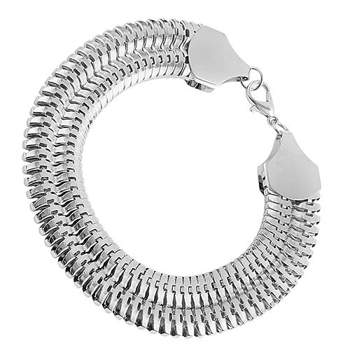 Healvian Hip Hop Link Armband Für Männer Modisches Langlebiges Und Leichtes Kettenarmband Geschenkidee Zu Geburtstagen Vatertag von Healvian