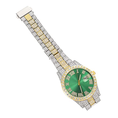Healvian Herren Armbanduhr Mit Diamantbesetztem Design Präzise Quarzbewegung Einstellbares Armband Elegantes Modisches Accessoire Für Männer Besondere von Healvian