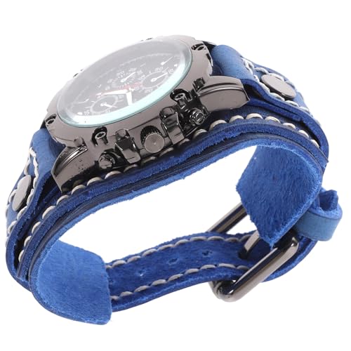 Healvian Herren Armbanduhr Mit Lederarmband Robuste Freizeituhr Für Männer Gürteluhr Chemikalien Hautverträgliche Herrenuhr Vielseitige Zeitmesser Zum Jahrestagsgeschenk von Healvian