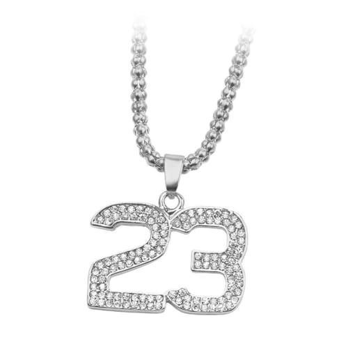 Healvian Herren Damen Halskette Anhänger aus Legierung Modisch Sportlich Langlebig Einfach zu Tragen für Geburtstag Valentinstag und Alltag von Healvian