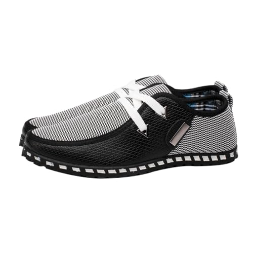 Healvian Herren Driving Shoes Bequeme Slipper Schuhe Herren Fahren Freizeit Atmungsaktive Herrenschuhe Slip Schuhe für Alltag und Autofahren von Healvian