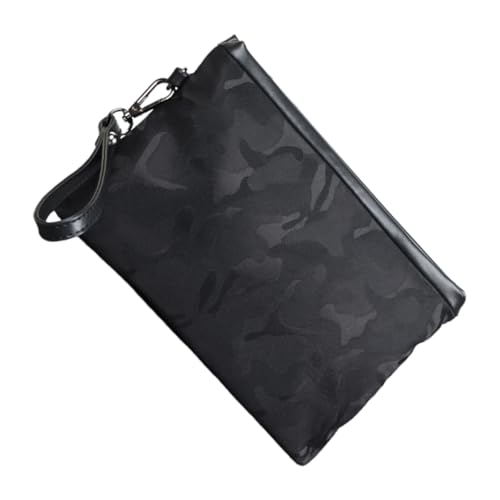 Healvian Dekorative Herrenbrieftasche Oxford-stofftasche Mit Reißverschluss Handtasche Mit Großem Fassungsvermögen Kreditkartenetui Geldaufbewahrungstasche von Healvian