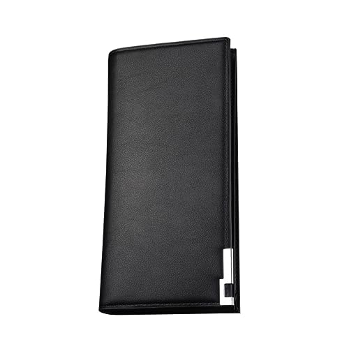 Healvian Herren Geldbörse PU Modisches Langes Portemonnaie für Geld Münzen Langlebig an Freunde Familie von Healvian