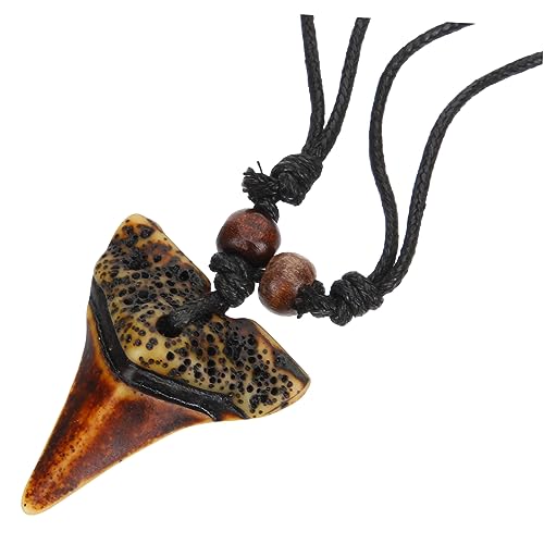 Healvian Haifischzahn Halskette Für Herren Mit Zahnanhänger Vintage Stil Kette Für Jungen Surfer-halskette Aus Hochwertigen Materialien von Healvian
