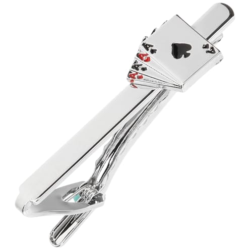 Healvian Herren Krawattenklammer aus Hochwertigem Legierungsmetall Kleiner Leichter Clip für Sichere Befestigung Klassisch Stilvoll Geeignet für Business Büro und Festliche Anlässe von Healvian