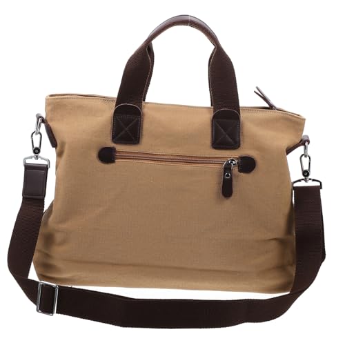 Healvian Herren Umhängetasche Business Canvas Schultertasche Multipurpose Crossbody Bag Leicht Langlebig Fassungsvermögen Für Alltag Reisen Büro von Healvian