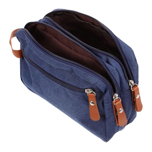 Healvian Herren wasserdichte Aufbewahrungstasche Mit Hohem Fassungsvermögen Kompakt Und Tragbar Für Toilettenartikel Und Kosmetik Aus Strapazierfähigem von Healvian