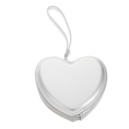 Healvian Herzförmige Mini Handtasche für Damen Süßes und Stylisches Multifunktions Portemonnaie für Münzen und Karten für Alltag Shopping und Reisen von Healvian